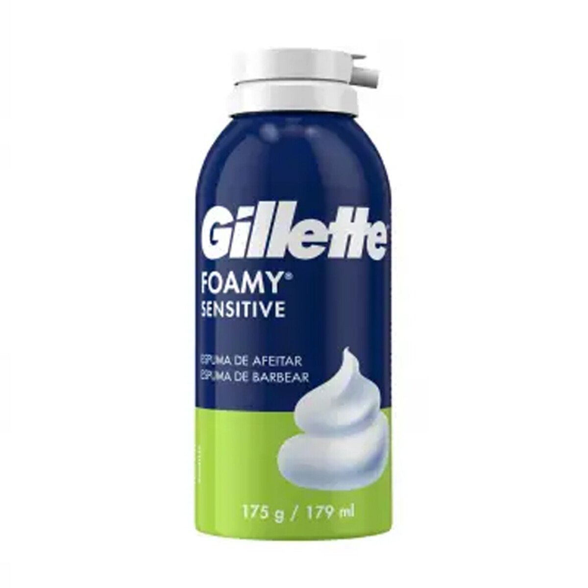 Gillette Espuma de Afeitar Foamy Piel Sensible 179ml – Protección y Suavidad 