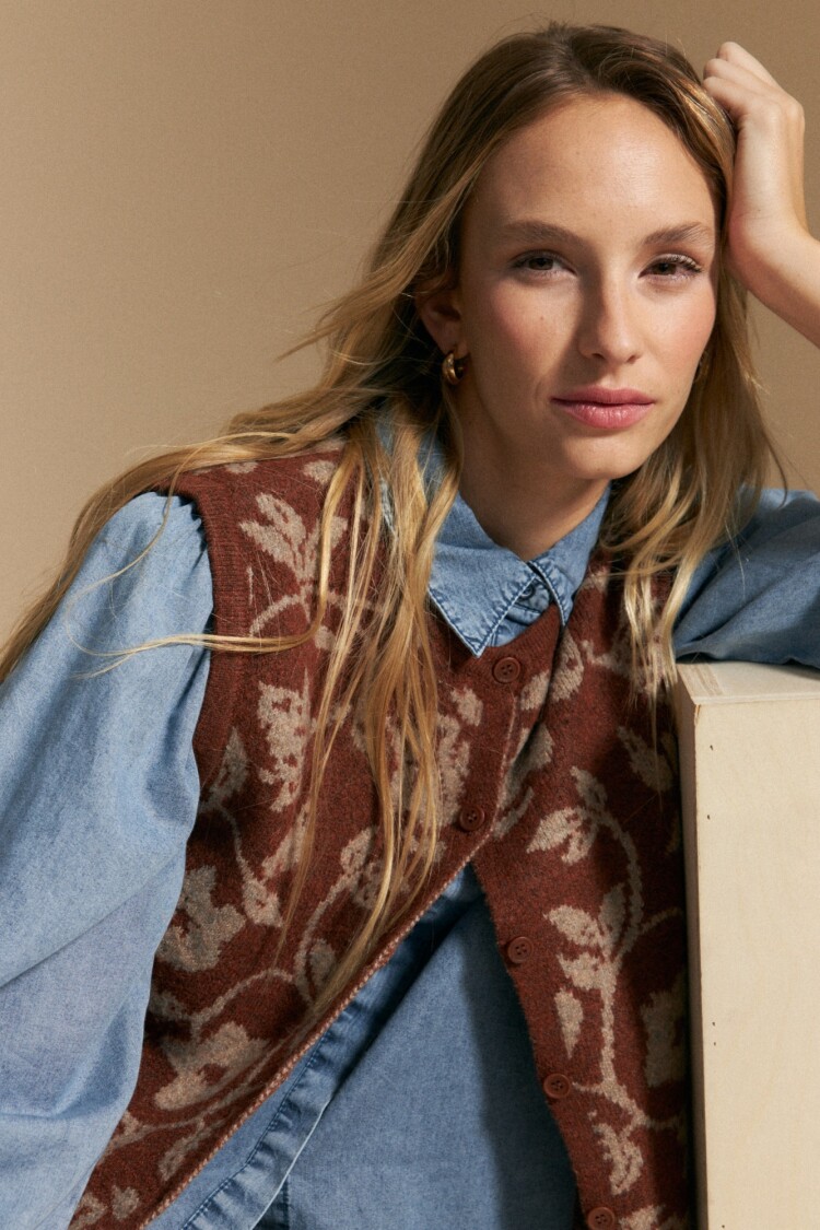 CHALECO MELINA Caramelo