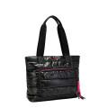 Bolso Las Oreiro Shopper Negro - Fucsia