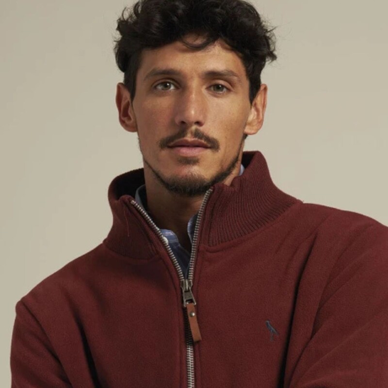 Campera Tejida Polanco Ladrillo