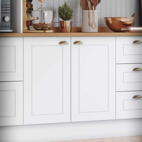 BAJO MESADA 80 CM MDF BLANCO AMERICANA