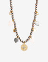 Collares Cortos Perla Collar Corto Perlas Y Multidijes - Dorado Oro Amarillo