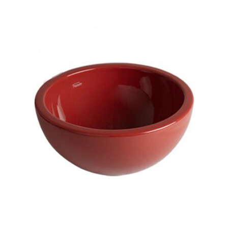 Bacha Lavatorio De Apoyar Ferrum Lavatorio Persis Roja Brillo 000