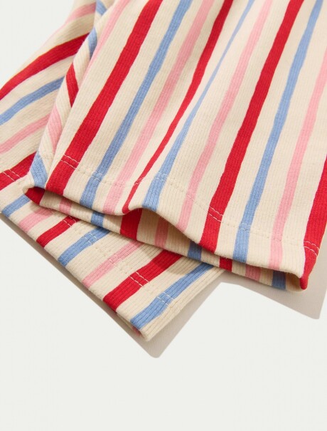 BERMUDA INFANTIL CON ESTAMPADO MULTICOLOR