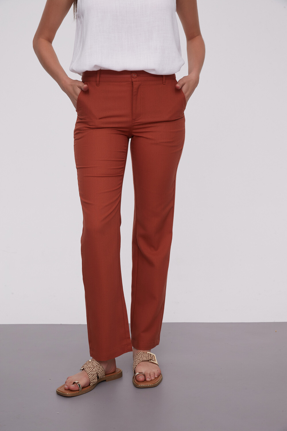 Pantalon Luca Terracota