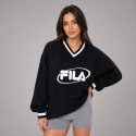 BUZO MUJER FIT V-NECK PULLOVER FILA NEGRO