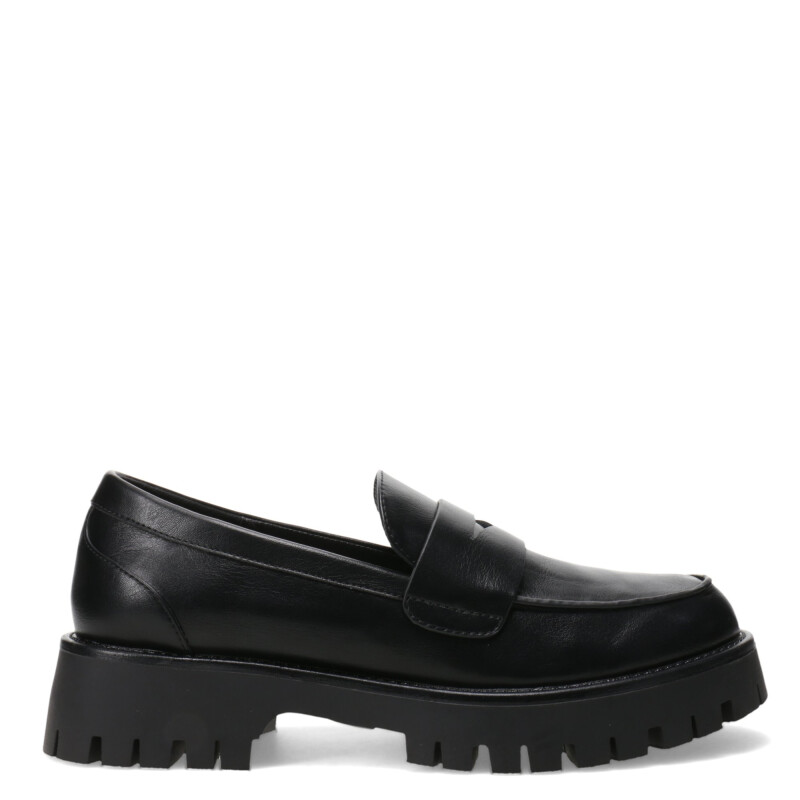 Zapatos de Mujer Miss Carol mocasin KANU con tachas Negro