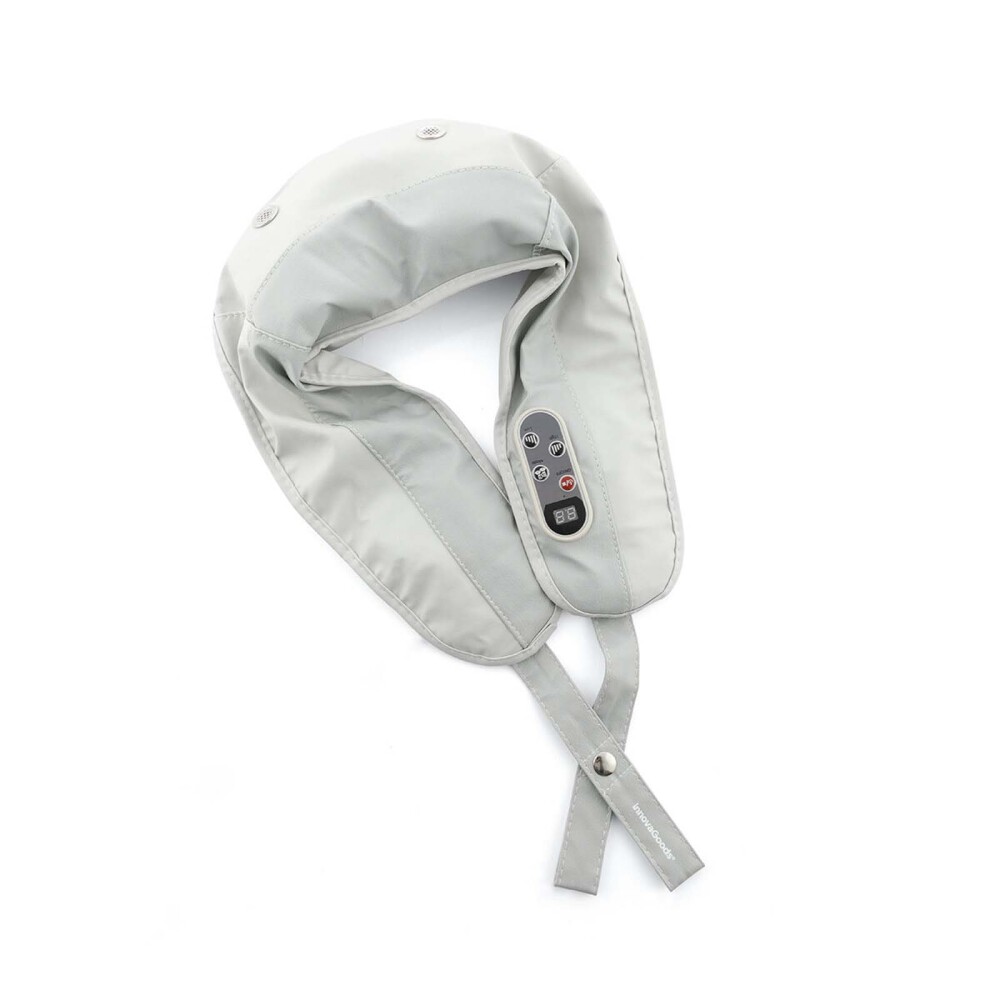 MASAJEADOR ELÉCTRICO TÉRMICO PU-Y-ABS GRIS INNOVAGOODS