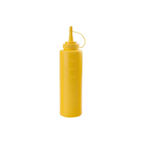 Pomo para Salsa de Plástico Amarillo 700 ml Pomo para Salsa de Plástico Amarillo 700 ml