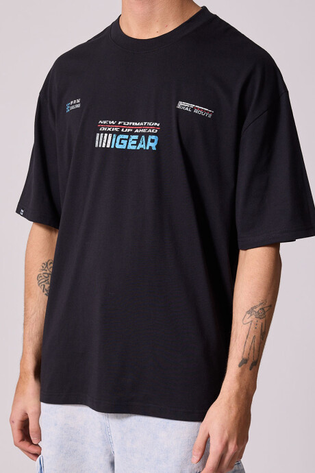 T-SHIRT RIFT DIXIE Negro