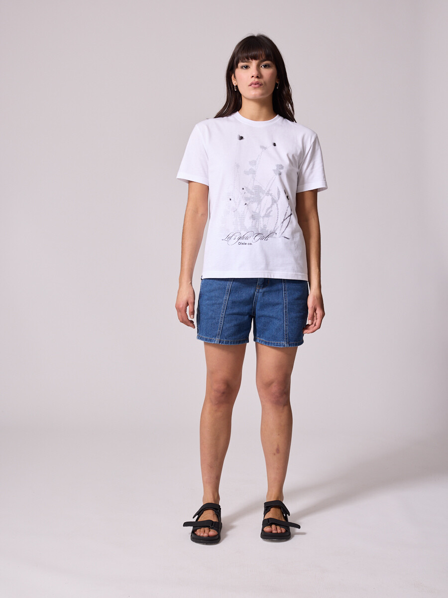 T-SHIRT CRUMI DIXIE Blanco