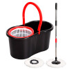 Mopa trapeadora con balde centrifugado 360 grados negro
