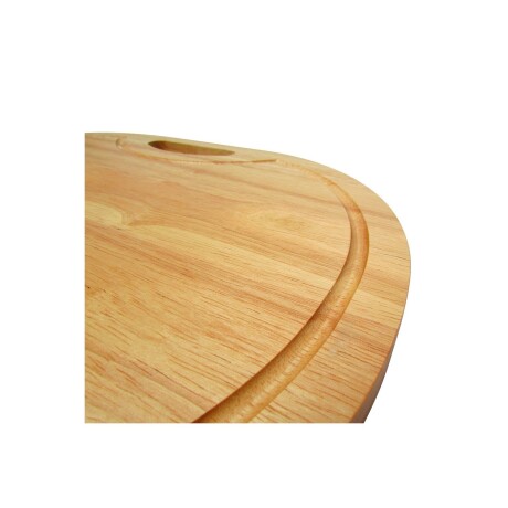 Tabla de picar oval de bambú 47x31 Marrón
