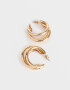Aros Argollas Metal Argollas De Metal - Dorado