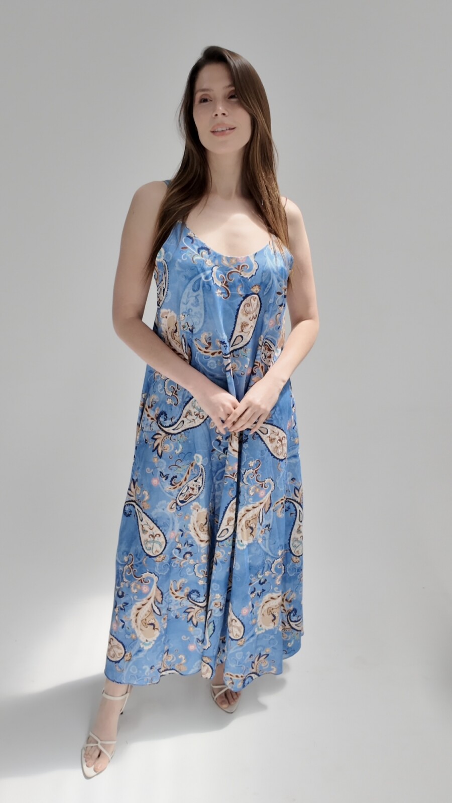 Vestido Jaipur Celeste