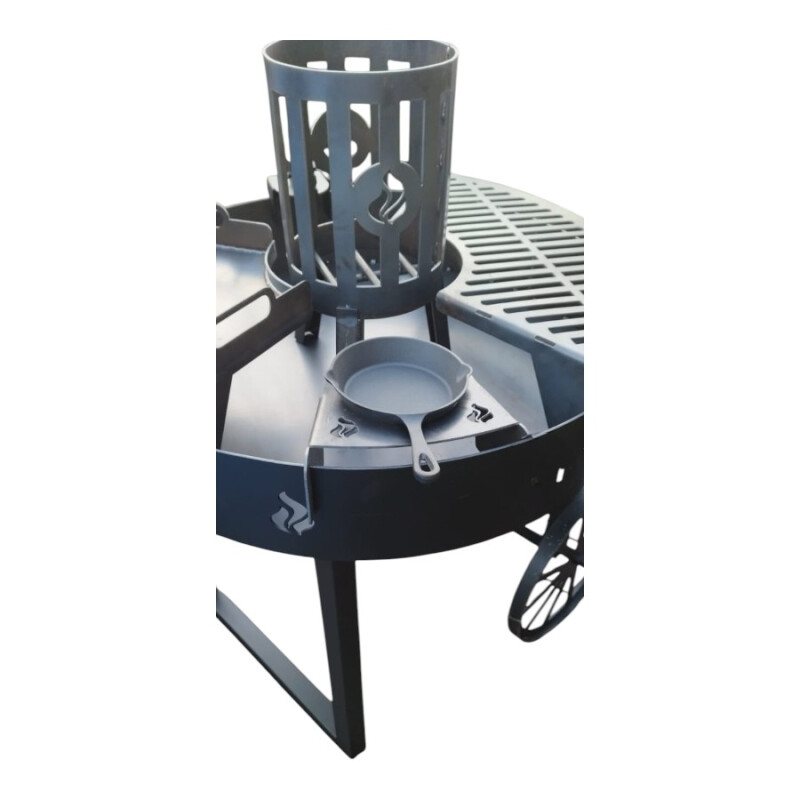 Fogón Criollo 80 cm con Parrilla y Ruedas Fogón Criollo 80 cm con Parrilla y Ruedas