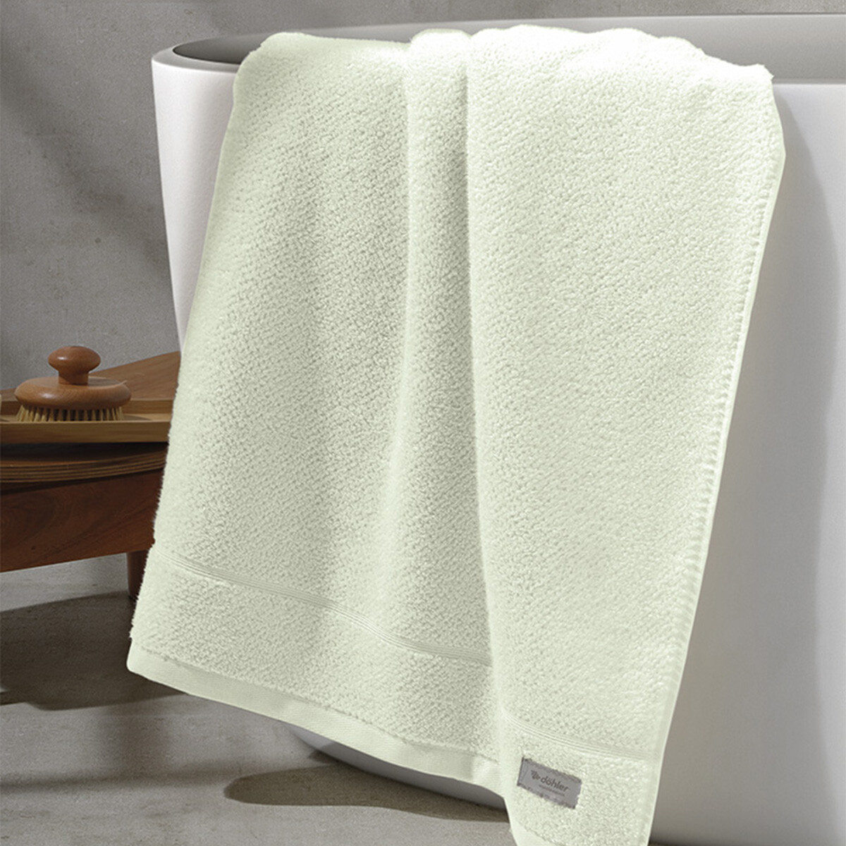 Toalla Mano Kairo Dohler 50 x 90 cm 100% Algodón - VERDE CLARO 