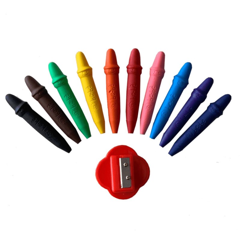 Crayones Giotto Bebe Totalmente Lavables. 10 unidades Crayones Giotto Bebe Totalmente Lavables. 10 unidades