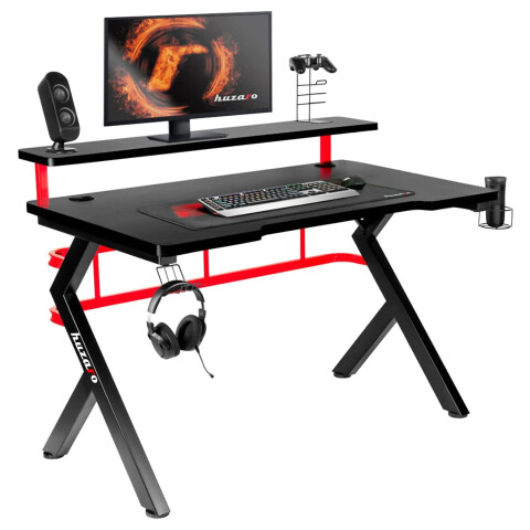 Escritorio Gamer Huzaro Hero 5 ESCRITORIO HUZARO HZ HERO 5 ROJO