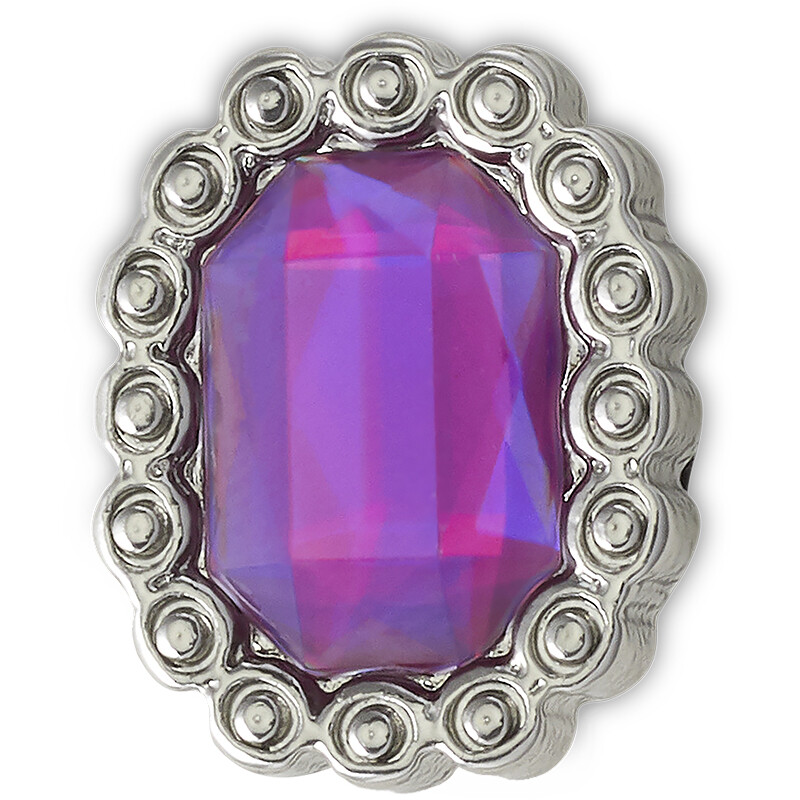 Jibbitz™ Charm Gorgeous Purple Gem Multicolor