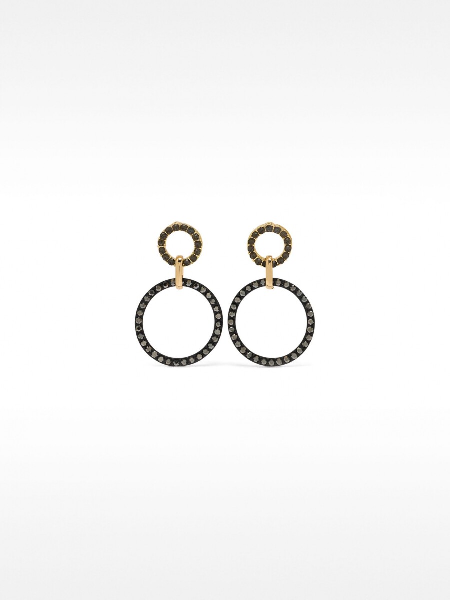 Pendientes Con Cristales multicolor
