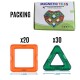 Bloques Construcción Magnético Juego Educativo Niños 50 Pcs Bloques Construcción Magnético Juego Educativo Niños 50 Pcs