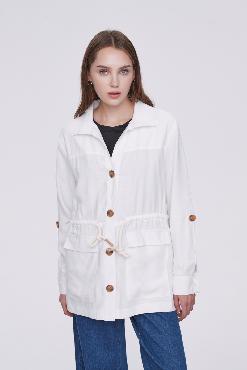 Campera Yous - Blanco 