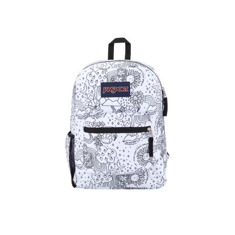 MOCHILA JANSPORT CROSS TOWN Sketch White & Black