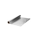 PAPEL ALUMINIO 45CM X 7 METROS PLATEADO