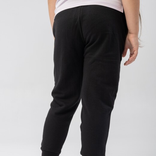 Pantalon Menpi Alta Calidad Moda Niño Deportivo Negro S/C