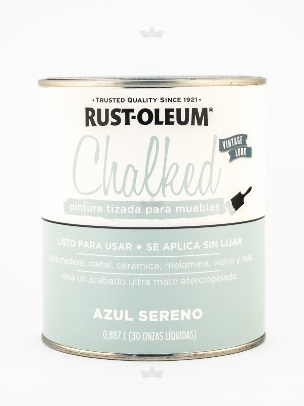 RUST OLEUM BROCHABLE AZUL SERENO 0.887LT N/A