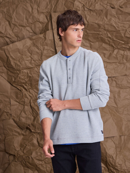 FLEECE CAMPANERO GRIS MULTIC. MEL.