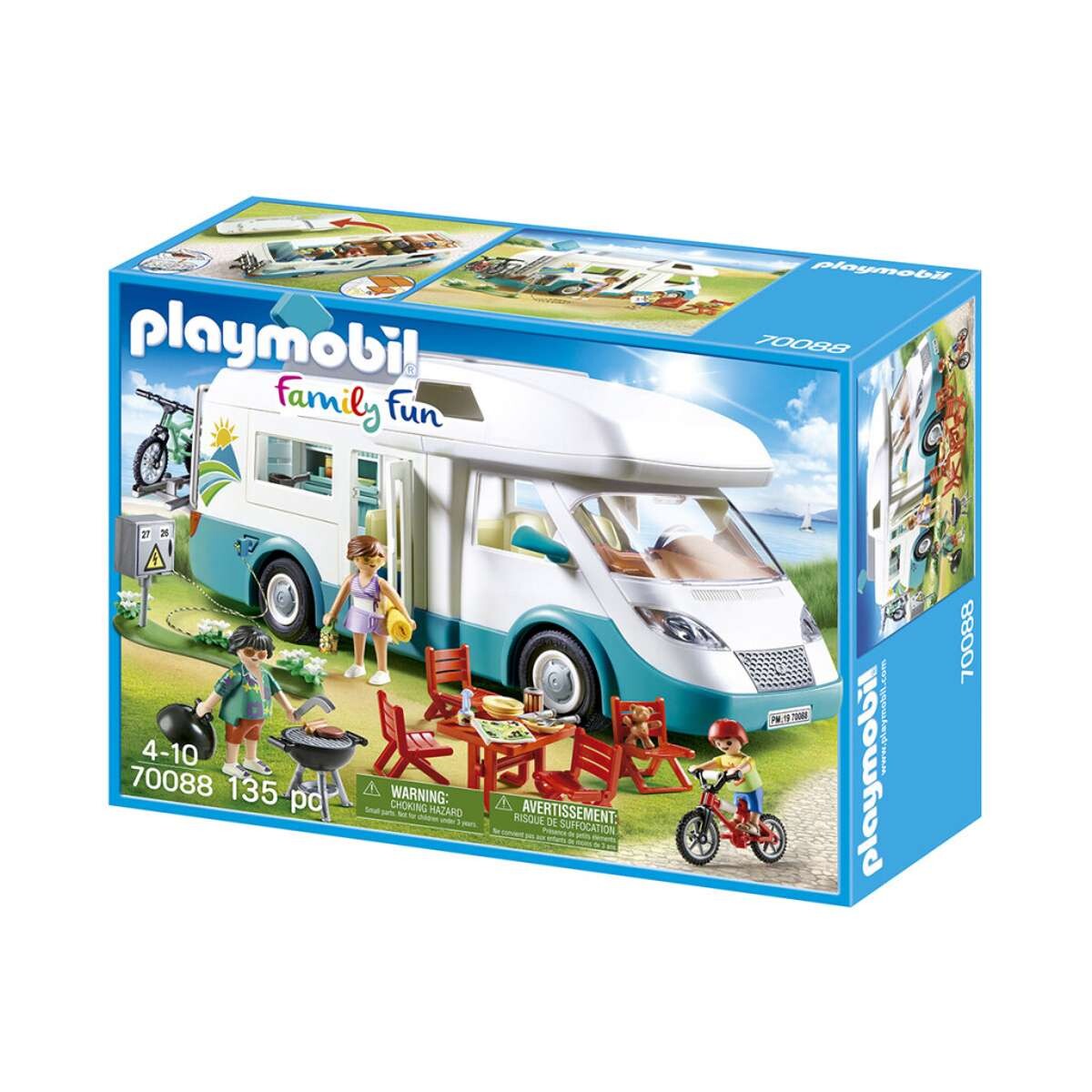 Casa Rodante Playmobil - 135 Piezas con Figuras 
