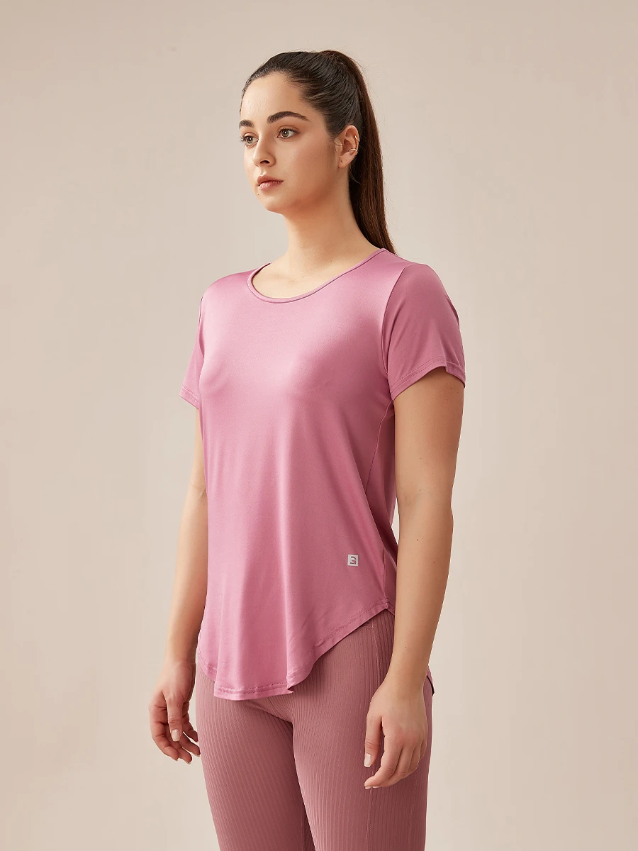 REMERA GENEVRA - ROSA OSCURO 