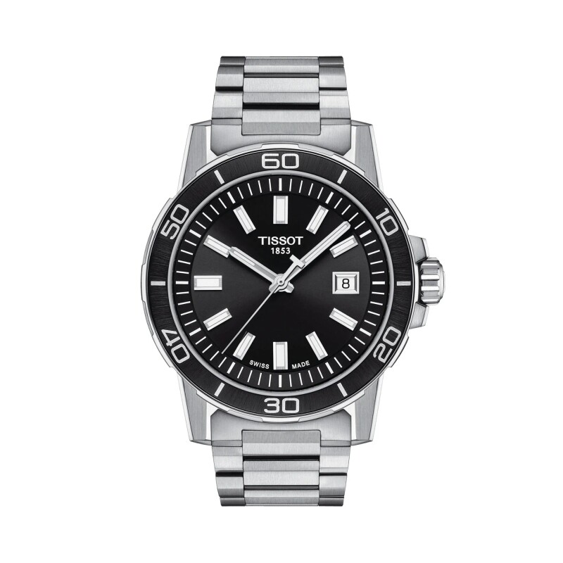 Reloj Tissot T1256101105100 Supersport Gent para hombre de acero plateado Reloj Tissot T1256101105100 Supersport Gent Para Hombre De Acero Plateado