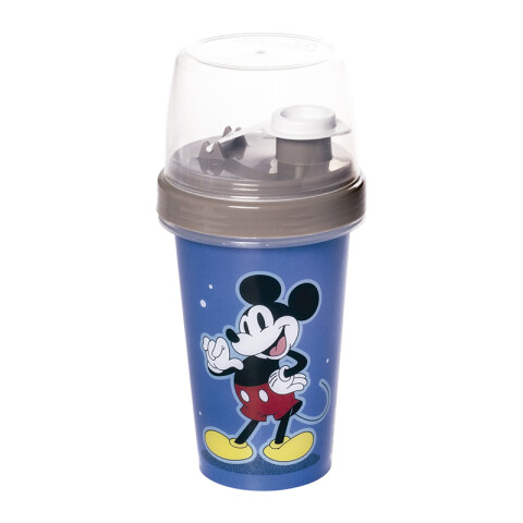 Vaso Milk Shake con Tapa Mickey 320 ml U