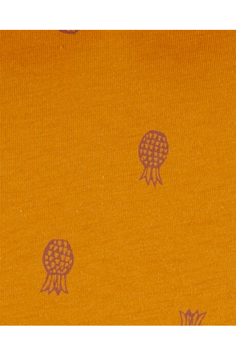 Set tres piezas de algodón, short, canguro y remera de mangas cortas Sin color