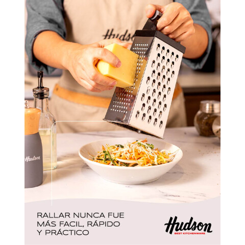 Rallador De Acero Inoxidable Hudson Hexagonal 6 Caras Rallador De Acero Inoxidable Hudson Hexagonal 6 Caras