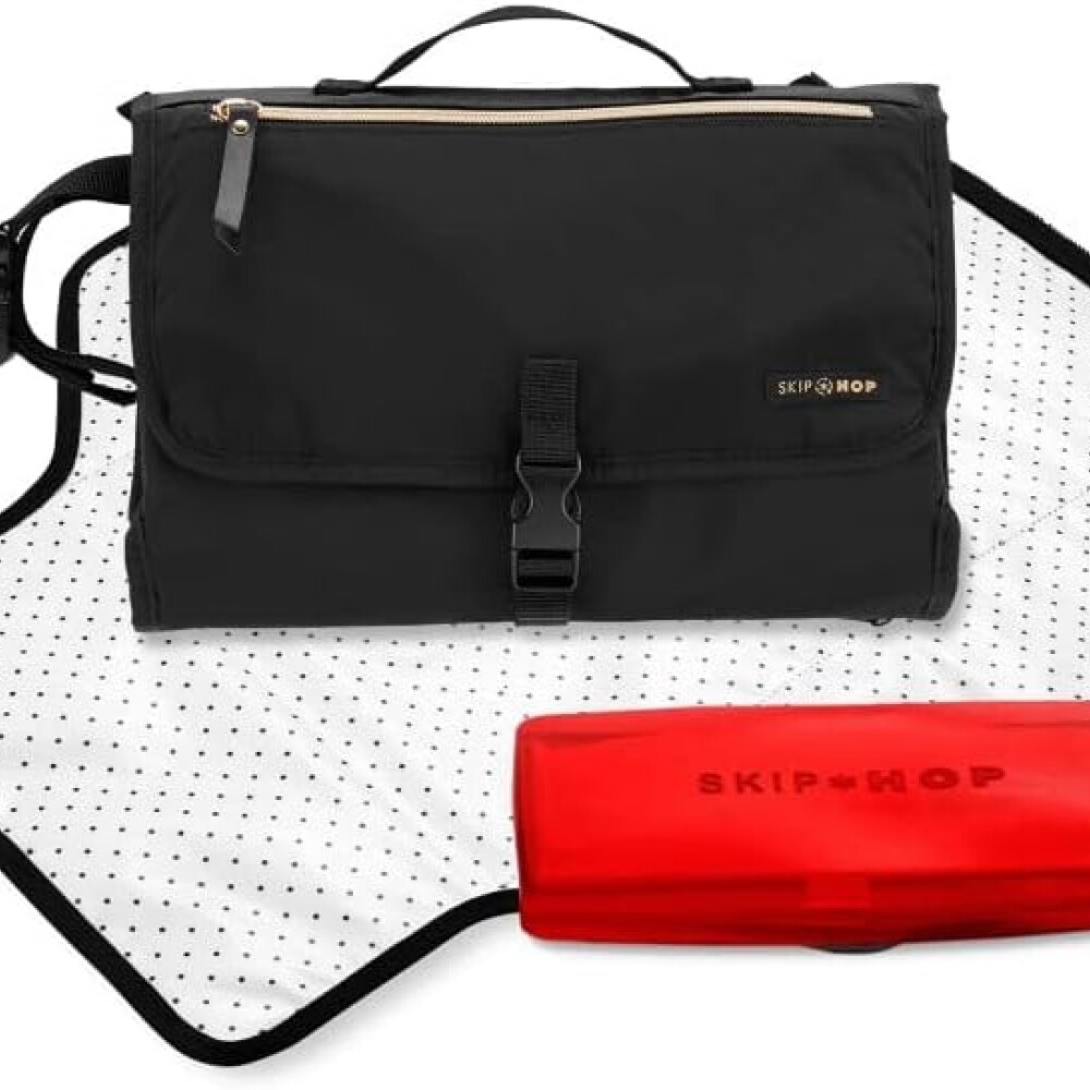 Cambiador portatil XL skip hop negro