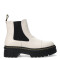 Bota de Mujer Miss Carol SILVIR chelsea Blanco Hueso