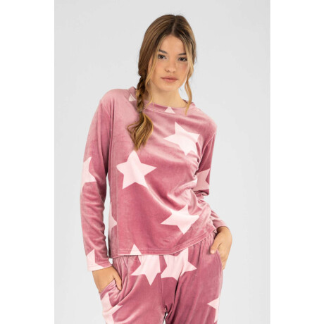 60-1616 pijama estrella Rosado