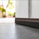 Zócalo de Aluminio con goma 90 cm MARRON