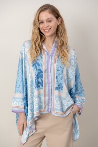 CAMISA PALMAR Celeste