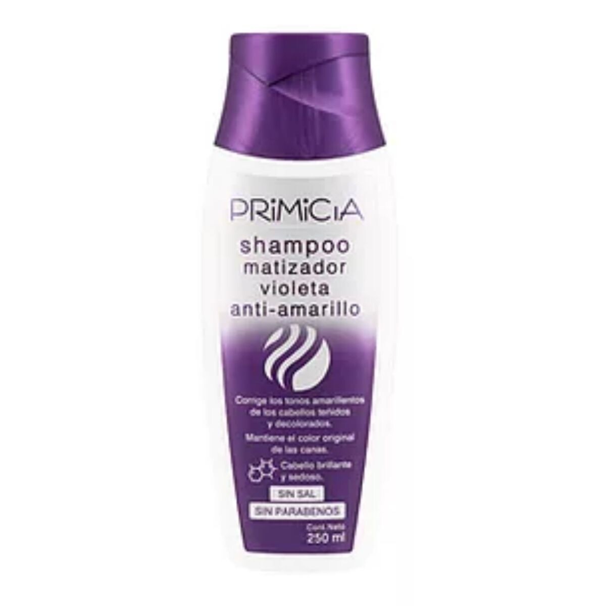 Shampoo Primicia Matizador Violeta Anti-Amarillo 250 ML 