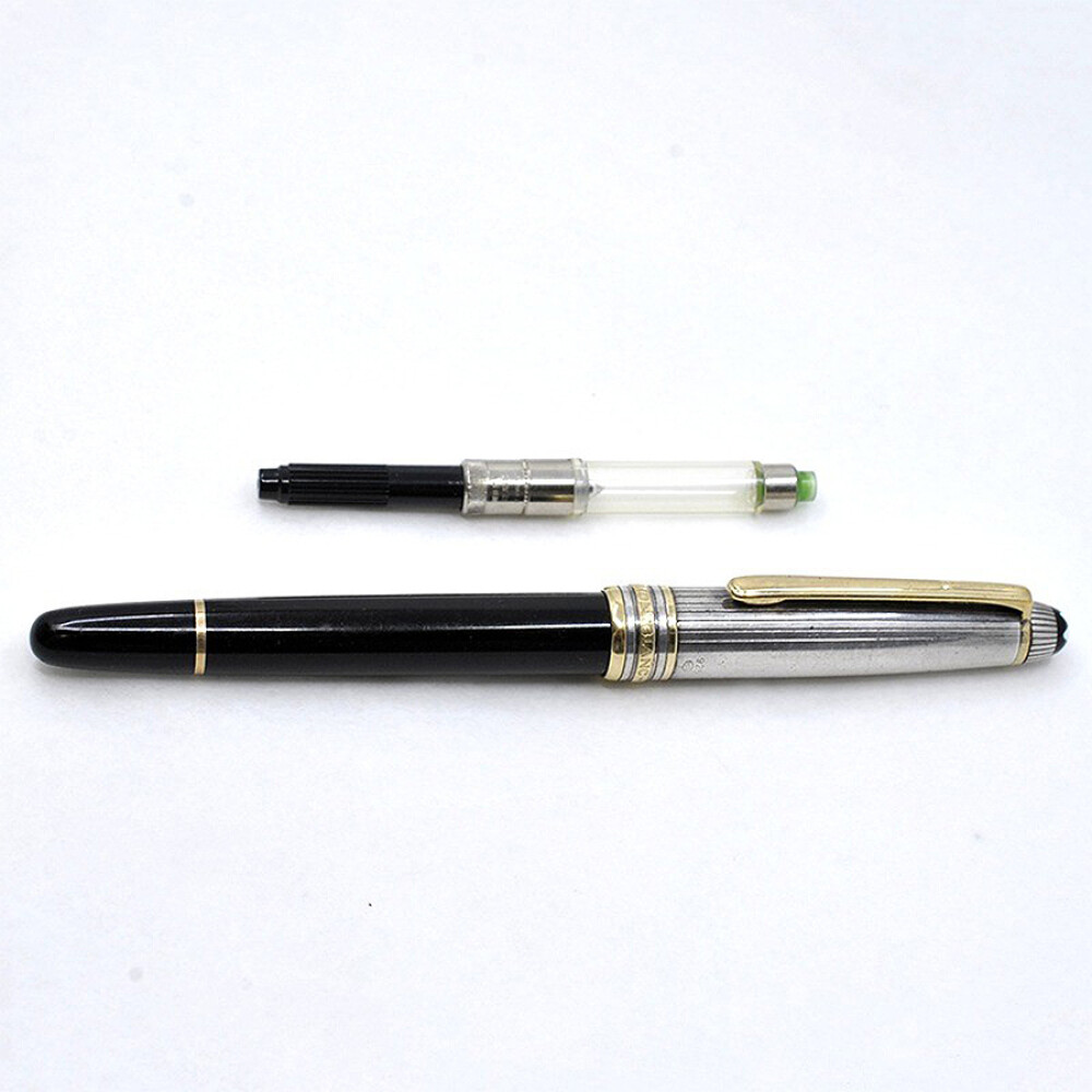 Pluma Estilografica Montblanc Meisterstuck Doue En Plata 925 Pluma Estilografica Montblanc Meisterstuck Doue En Plata 925