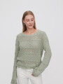 Sweater Cliya Verde Grisaceo