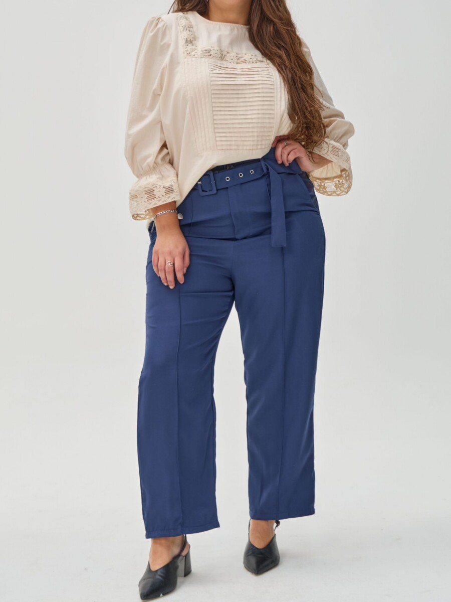 Pantalón Cinto Azul