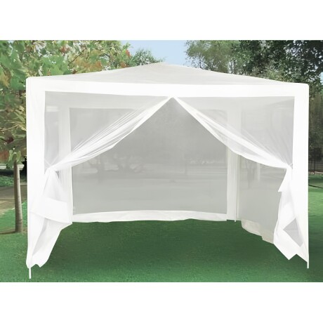 Gazebo Liviano con Mosquitero Arye 3X3mts Blanco