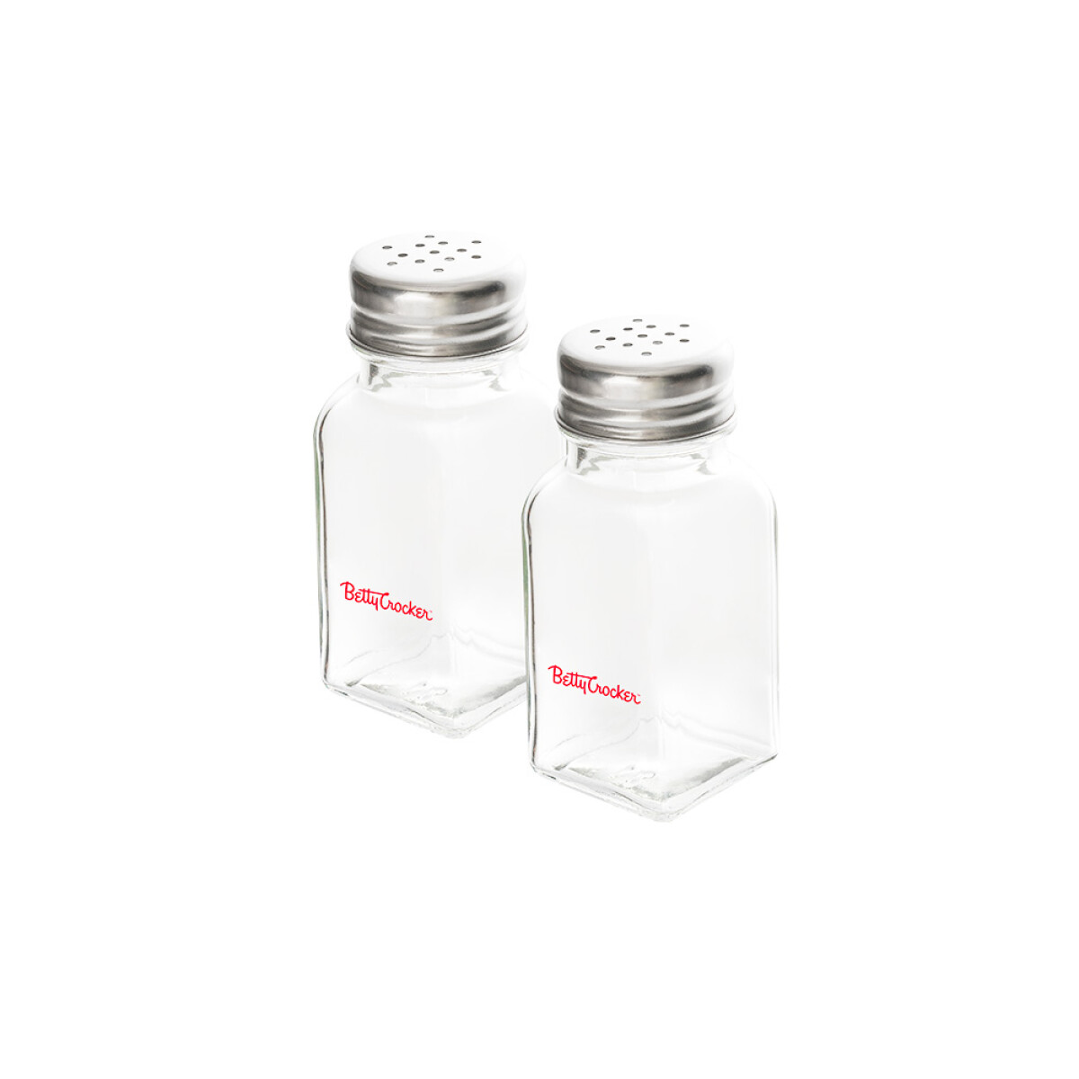 SET SALERO Y PIMENTERO DE VIDRIO BETTY CROCKER 