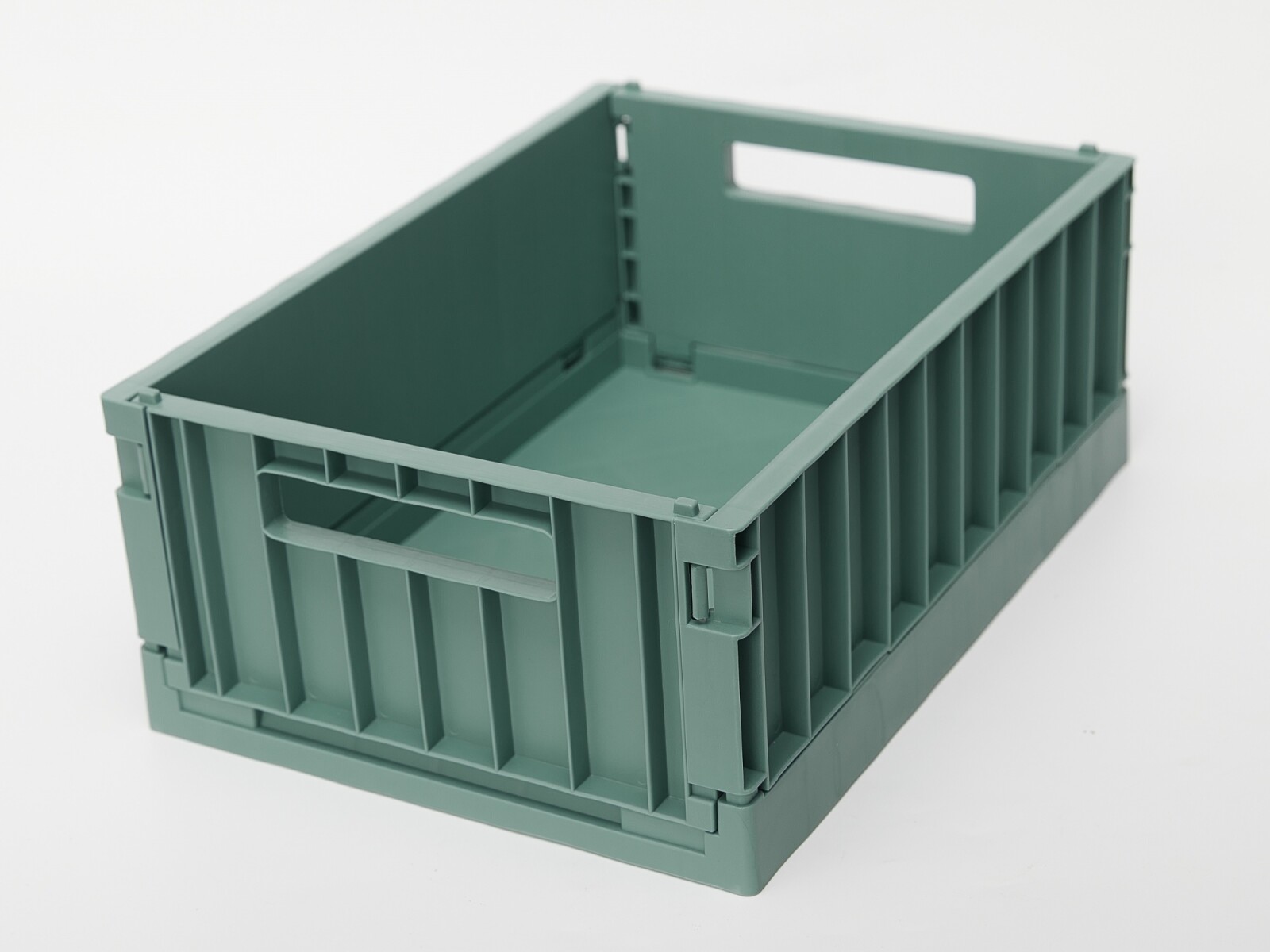 CESTA DE ALMACENAMIENTO PLEGABLE (VERDE/5L) 